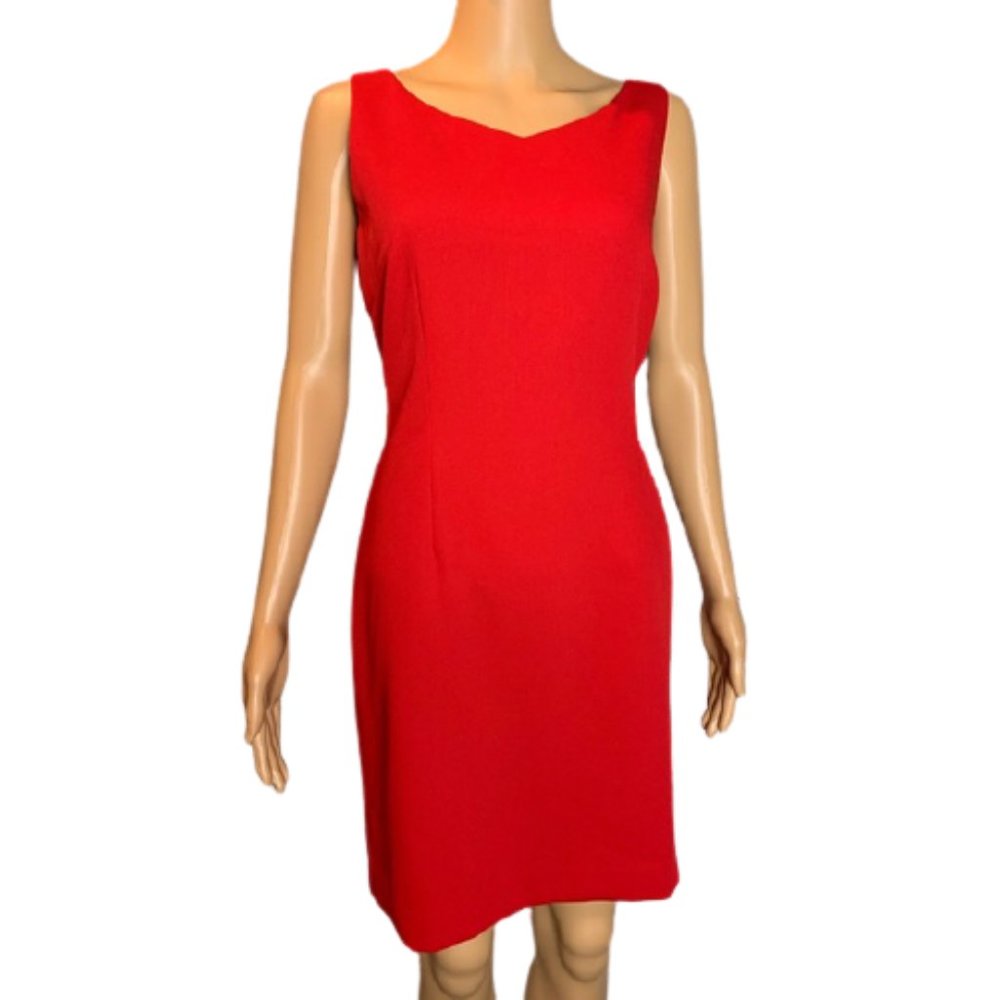 Vintage 1990s Villager by Liz Claiborne Red Dress